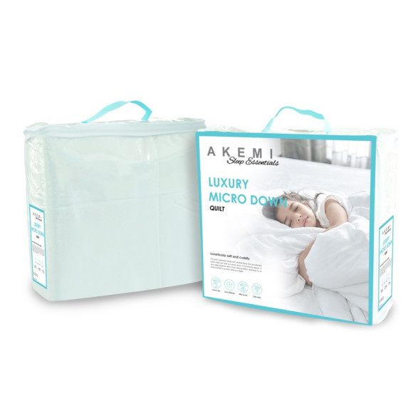 Akemi Sleep Essentials Luxury Micro Down Plus Quilt