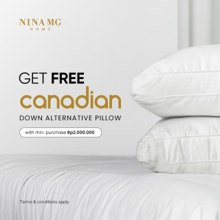 Nina MG Pillow - Canadian Down Alternative 