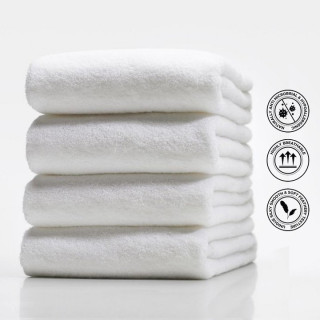 Nina MG Bath Towel - Premium / White