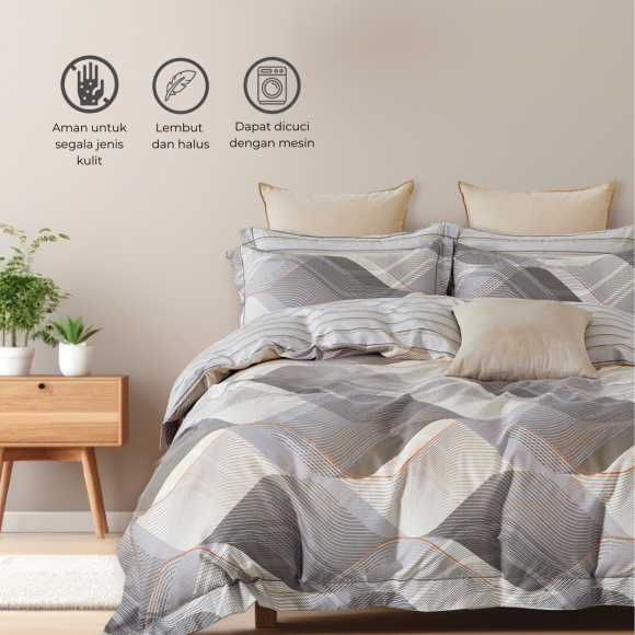 TOMOMI - BED SHEETS COTTON SATEEN SERIES - TAKUMI