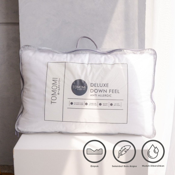 TOMOMI - PILLOW KING DELUXE DOWN FEEL 50X75X5