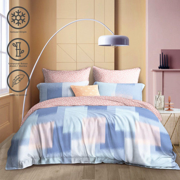 TOMOMI - BED SHEET SET/ SPREI SET TENCEL TOUCH AZUMI PEACH