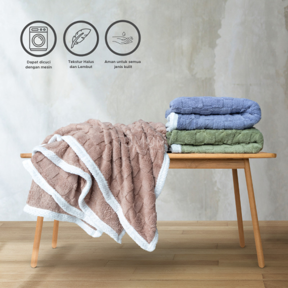 TOMOMI - BLANKET FLEECE HITSUJI 180*200CM