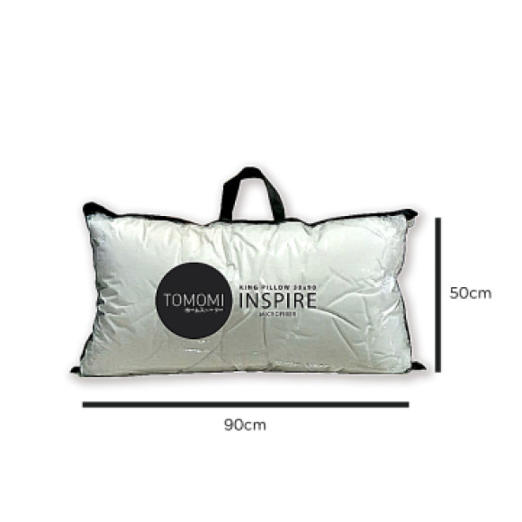 TOMOMI - PILLOW MICROFIL WHITE 50 X 75