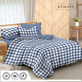 Kanaya Organic Washed Fibre Comforter Set Carthagena 