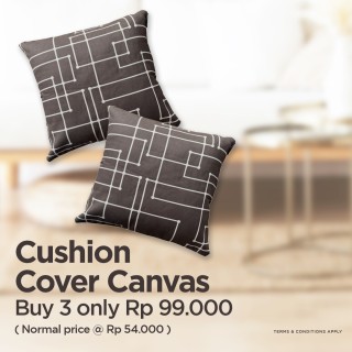 Nina MG Cushion Cover - Canvas SQ Buy 3 Only 99.000