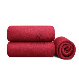 Nina MG Hand Towel - Red