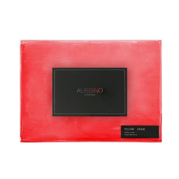Aussino Contempo Euro Pillow Case - Red