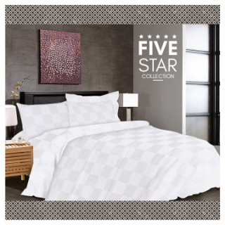 TOMOMI - BED COVER SET DOBBY COTTON FIVE STAR SQ9