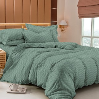 Tomomi Bed Cover Set  - Aimi / Green Pickle