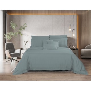 AKEMI - Tencel Accord Abyss Blue Quilt Cover Set