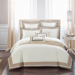 Nina MG Bed Sheet Set -Palatial / Beige