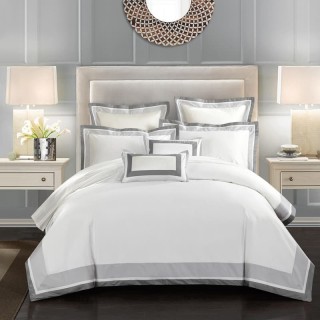 Nina MG Bed Sheet Set -Palatial / Gray