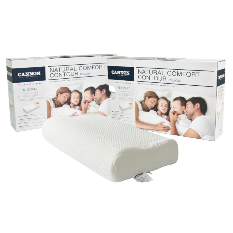 CANNON Natural Comfort Contour Memory Pillow