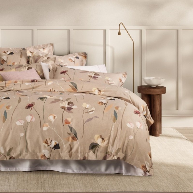 Henley nutmeg King Quilt cover set