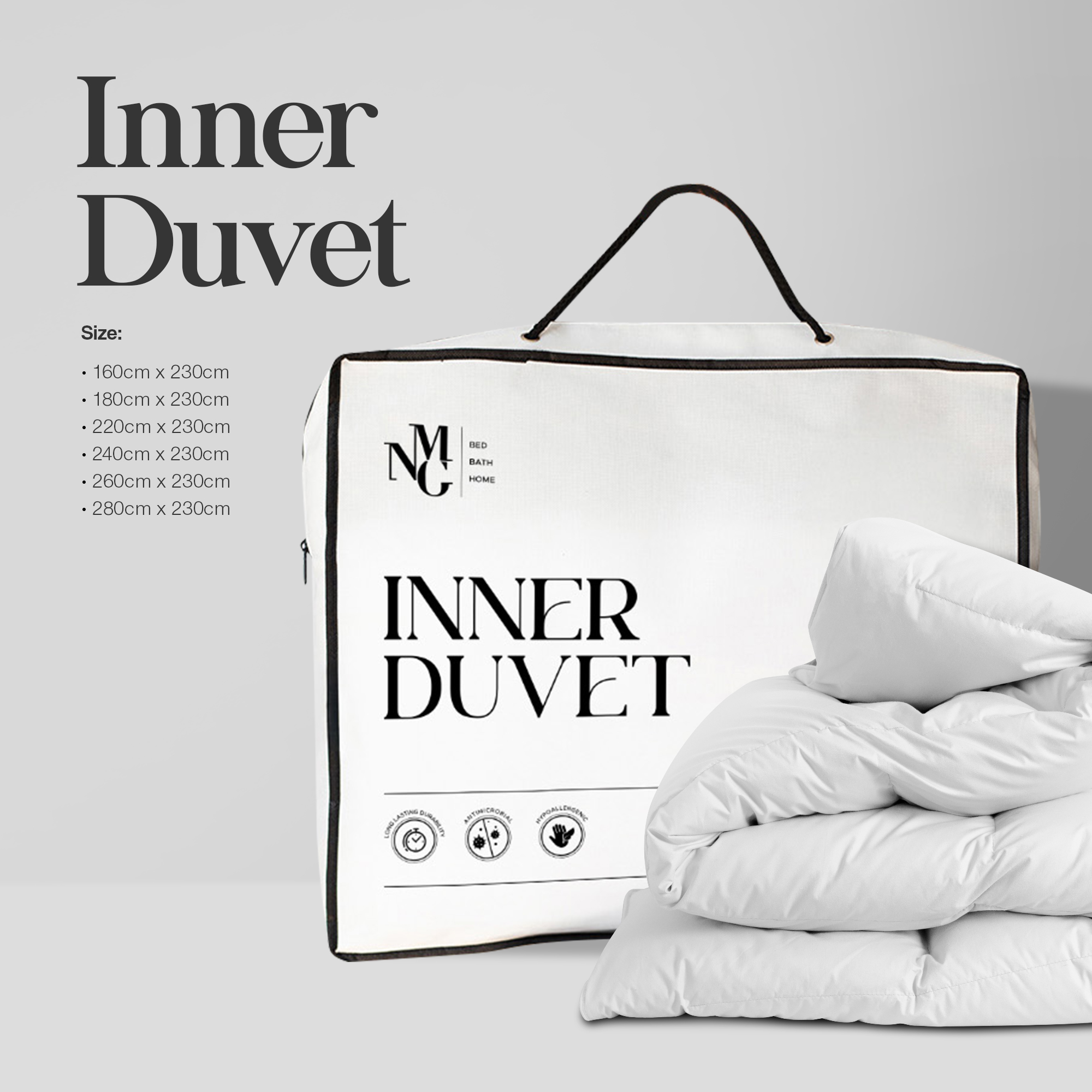 Nina MG Duvet Inner - Microfibre - Image 2