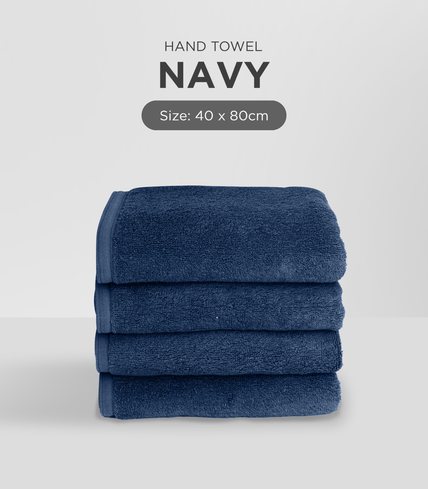 NINA MG - Premium Towel Navy - Image 3