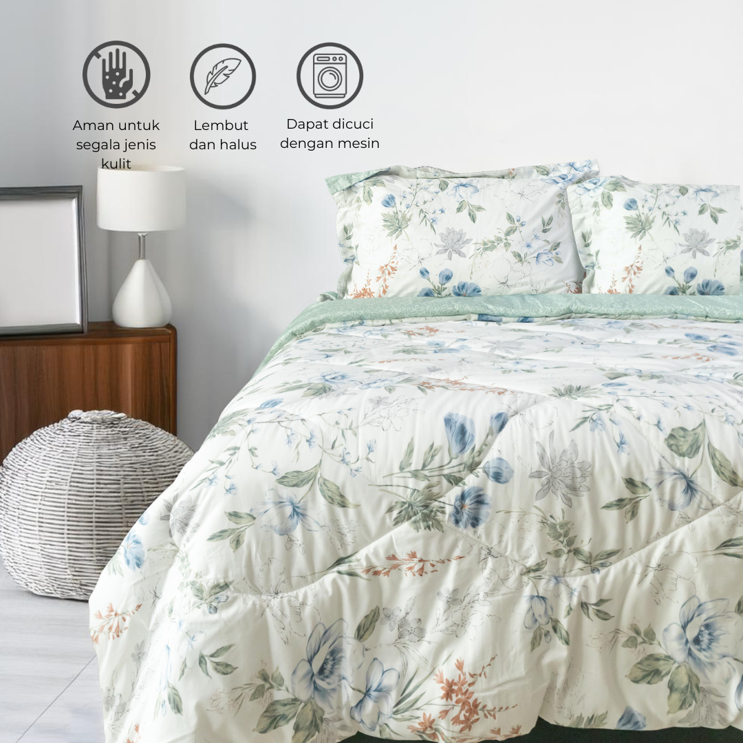 TOMOMI - Bedsheet Set Cotton Sateen Hiyori Series Sprei Set Only
