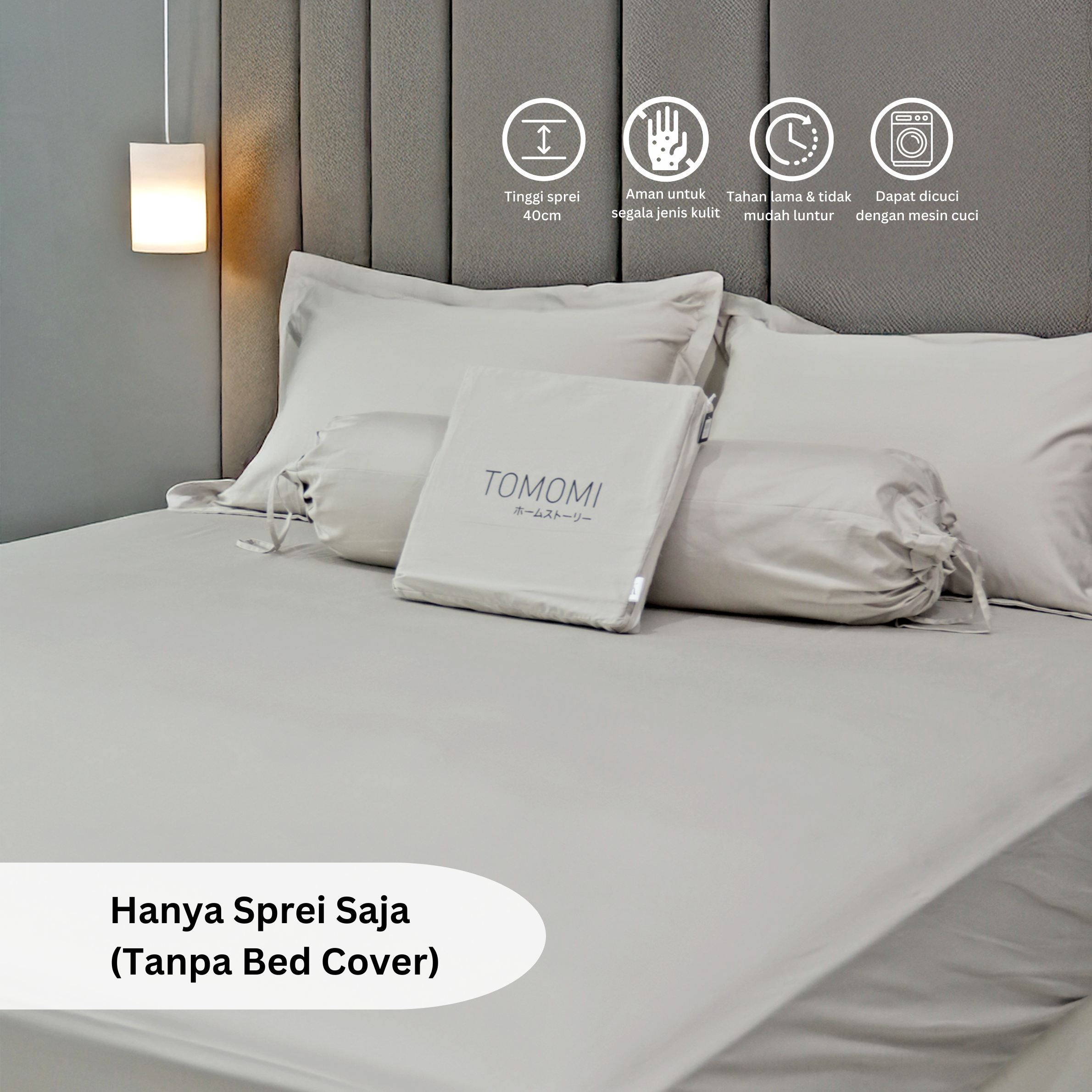 TOMOMI - Bedsheet Set Sprei Only Nippon Cotton Seiso Series