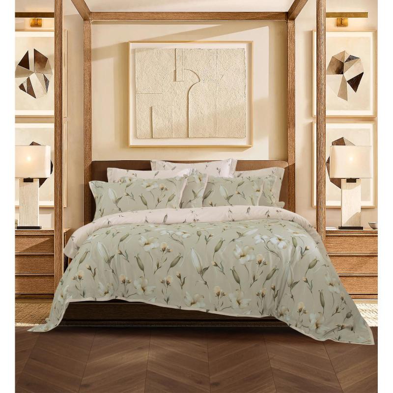 CANNON Ariston SUPIMA Cotton Jurien Bed Sheet Set & Quilt Cover