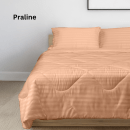 TOMOMI - Bedcover Set Sprei Dobby Nanotec Series Tasaki - Praline