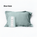 TOMOMI - Two Pillow Case with Sham Orime Nippon Linen | Sarung Bantal Isi 2 Bahan Linen Serat Rami - Blue Haze