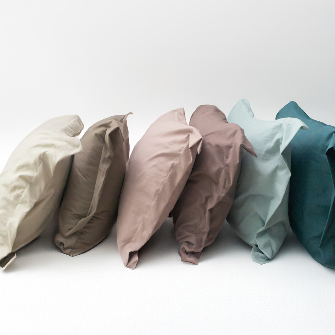 TOMOMI - Two Pillow Case with Sham Orime Nippon Linen | Sarung Bantal Isi 2 Bahan Linen Serat Rami - Image 3
