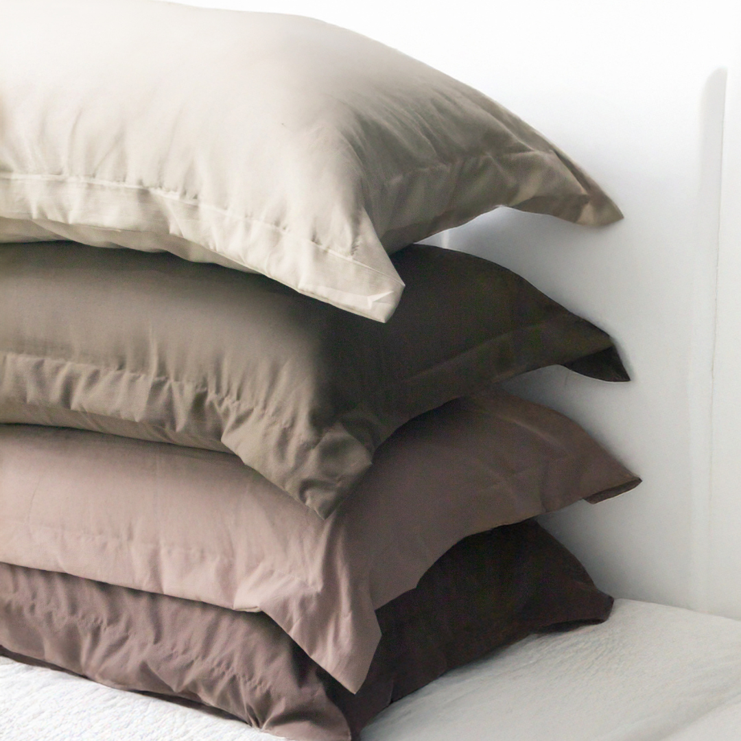 TOMOMI - Two Pillow Case with Sham Orime Nippon Linen | Sarung Bantal Isi 2 Bahan Linen Serat Rami - Image 4