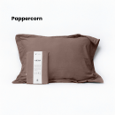 TOMOMI - Two Pillow Case with Sham Orime Nippon Linen | Sarung Bantal Isi 2 Bahan Linen Serat Rami - Peppercorn
