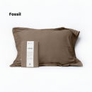 TOMOMI - Two Pillow Case with Sham Orime Nippon Linen | Sarung Bantal Isi 2 Bahan Linen Serat Rami - Fossil