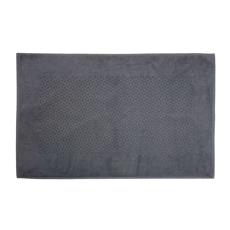 Charles Millen Signature Collection Galla Terry Charcoal Bath Mat