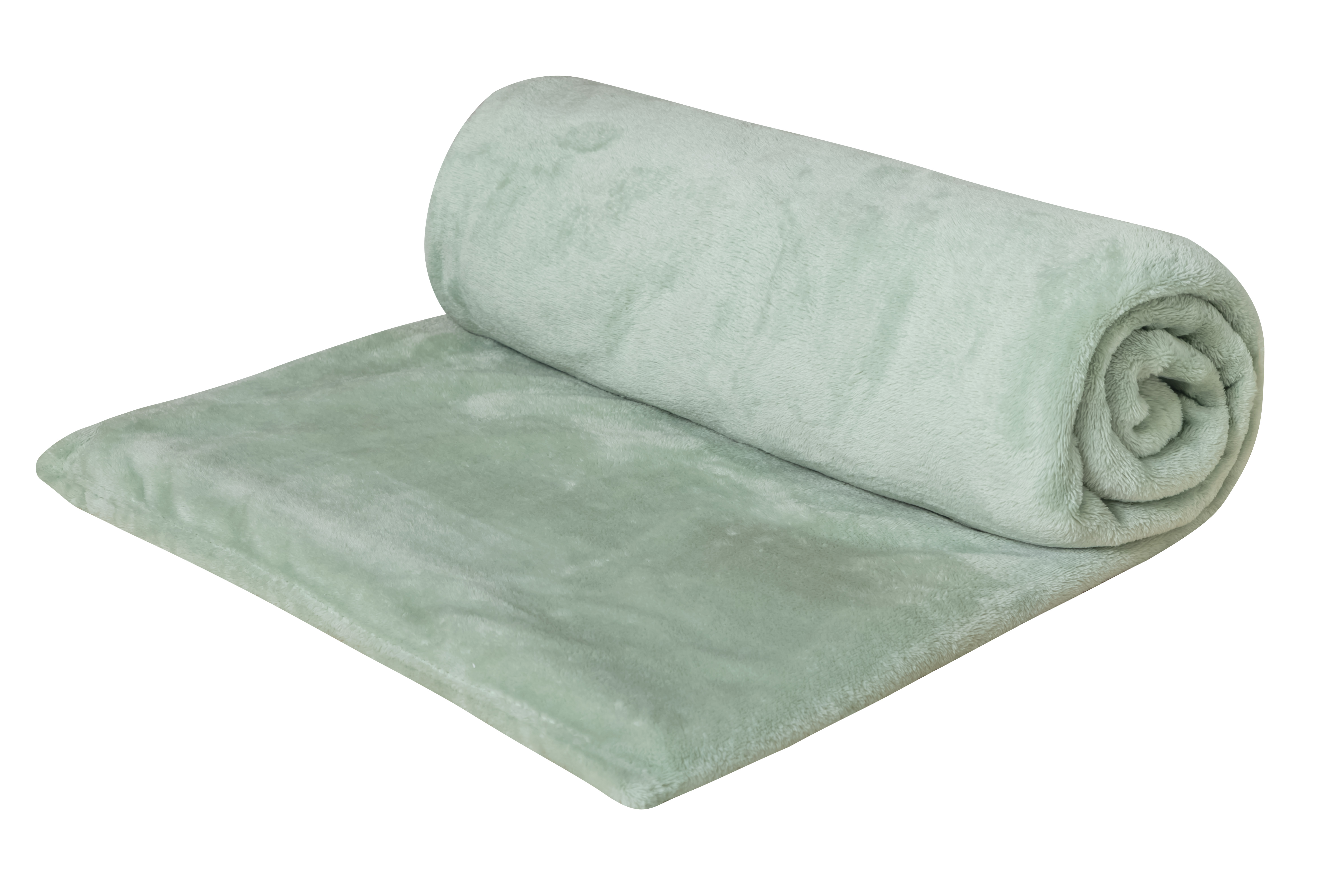 AKEMI Colourlush Flannel Brilliant Irving Green Blanket - Image 3