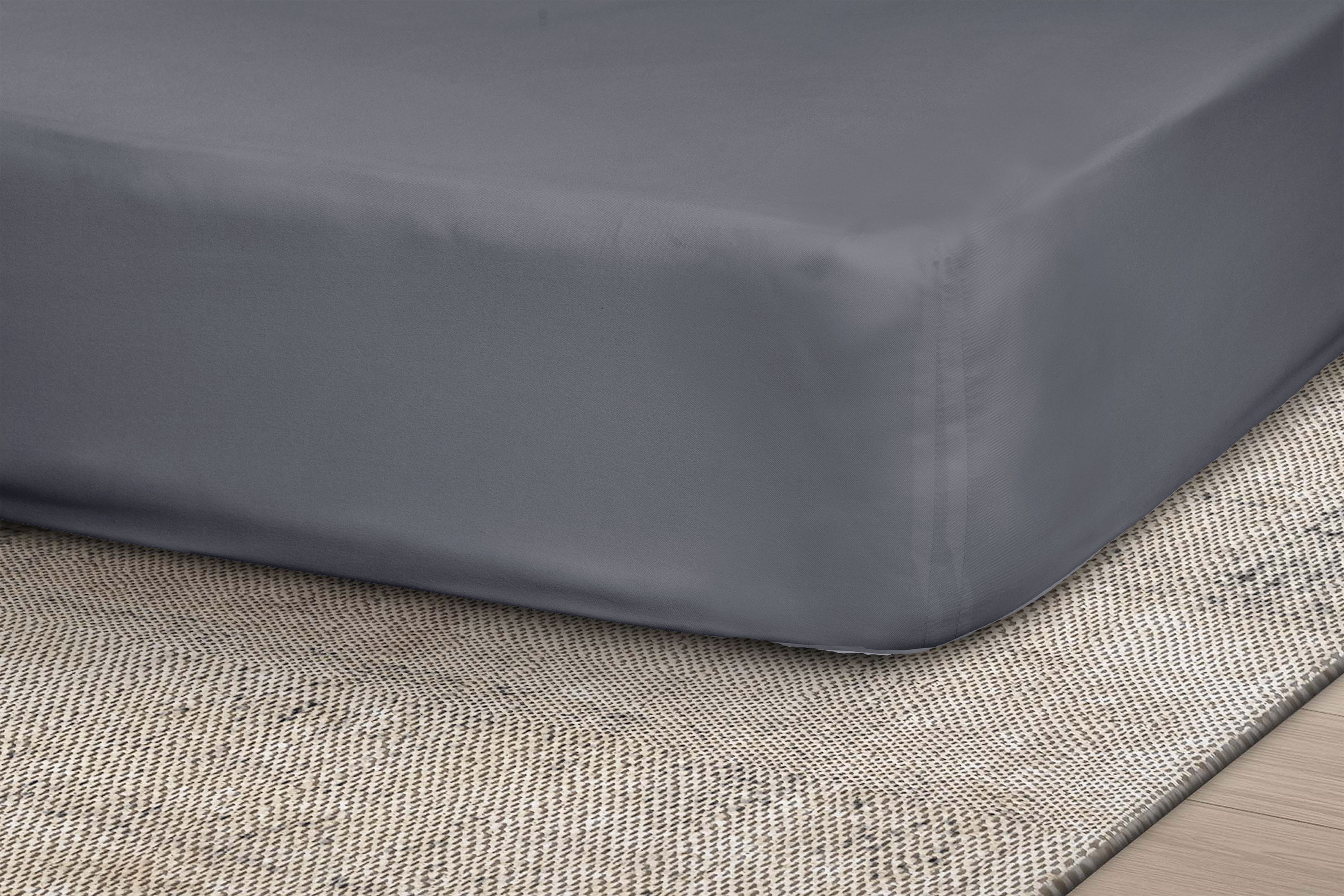ai by AKEMI ColourJoy Collection Grape Charcoal Bed Sheet Set - Image 3