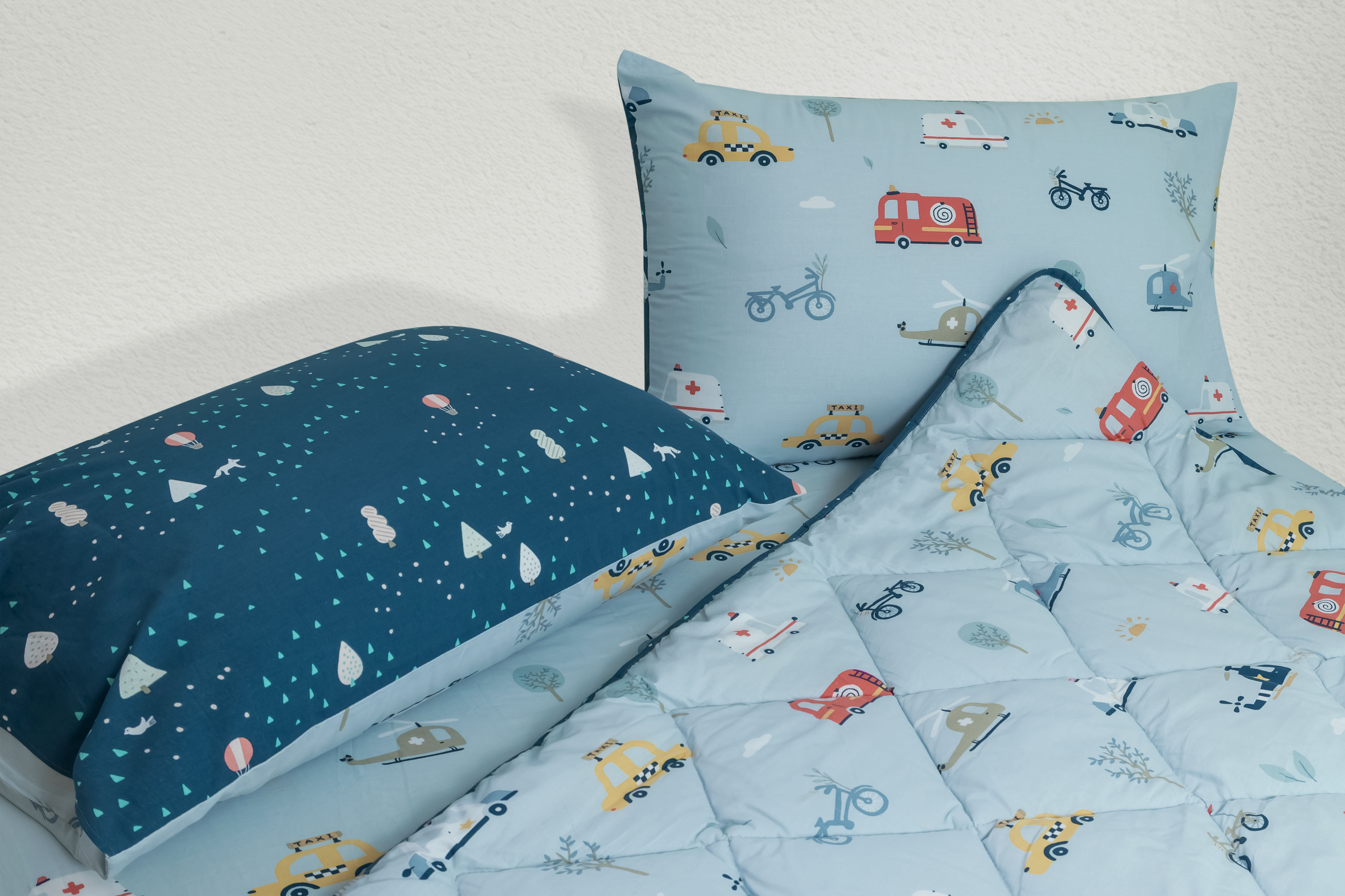 AKEMI Cotton Essentials Jovial Kids Urban Motion Comforter Set - Image 3