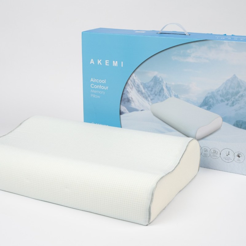 AKEMI Cooling Aircool Contour Memory Pillow