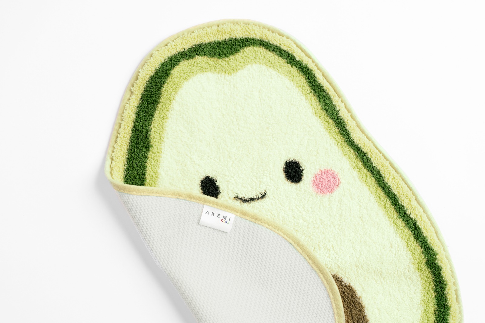 AKEMI Kids Anti Slip Microfibre Lula Avocado Bath Mat - Image 4