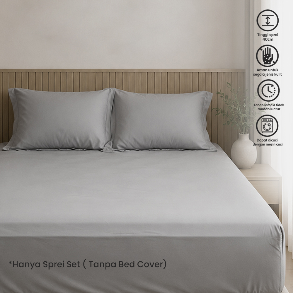 Tomomi - Bed Sheet Set Tencel Premium Tenrai Series | Sprei Set Only