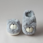 TOMOMI - Slipper Fleece Kuma Series - Grey