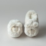TOMOMI - Slipper Fleece Kuma Series - Cream