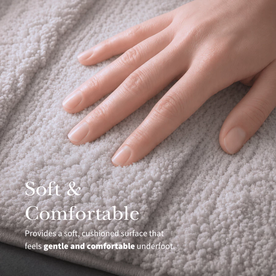 CHARLES MILLEN New Cordue (L) 100% Cotton Anti-slip Floor Mat - Image 5