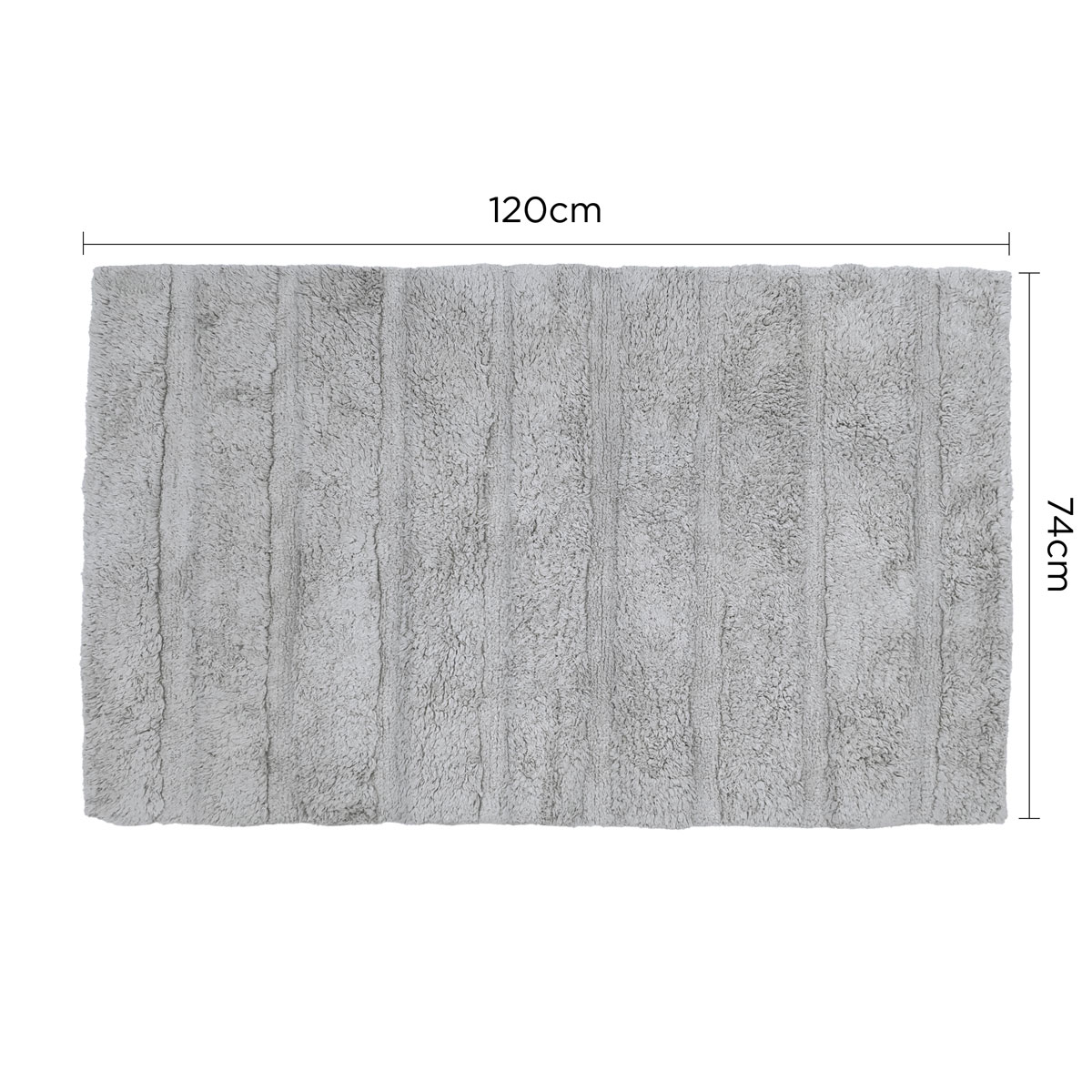 CHARLES MILLEN New Cordue (L) 100% Cotton Anti-slip Floor Mat. - Image 7