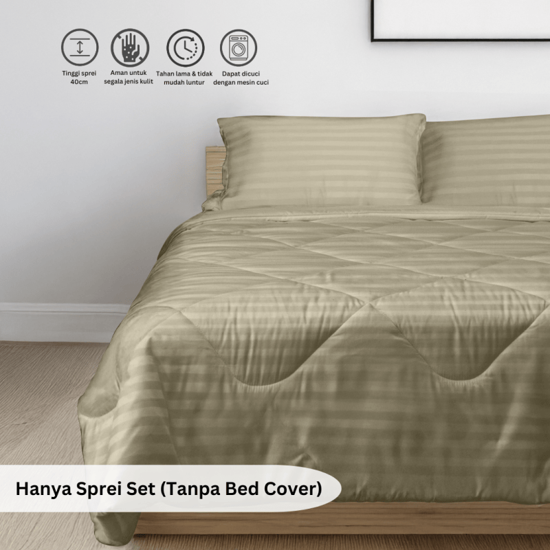TOMOMI - Bedsheet Set Dobby Nanotec Tasaki Series Sprei Set Only